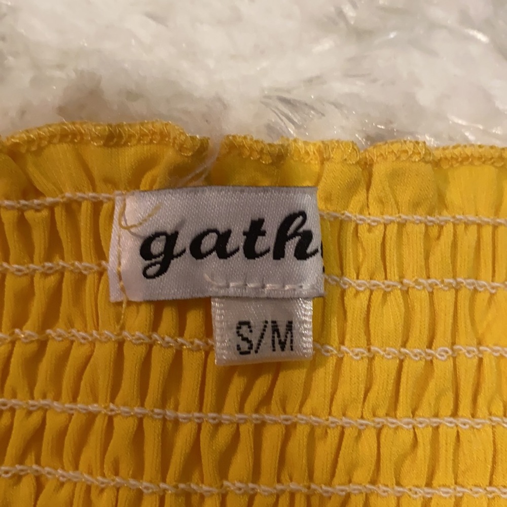 Yellow Tube Top - Picture 5 of 5